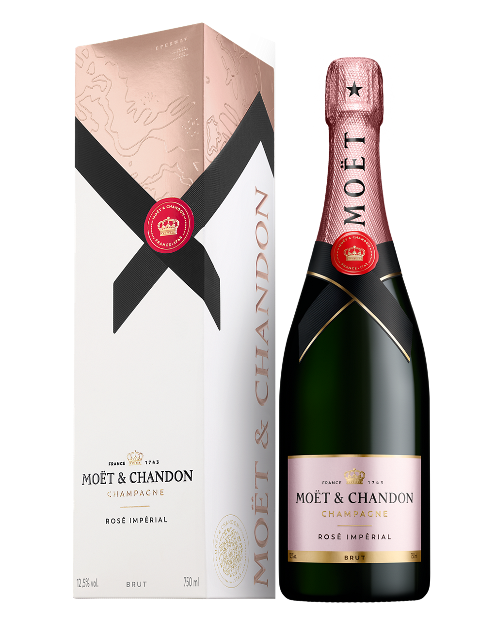 MOET & CHANDON ROSE IMPERIAL BOX 75CL