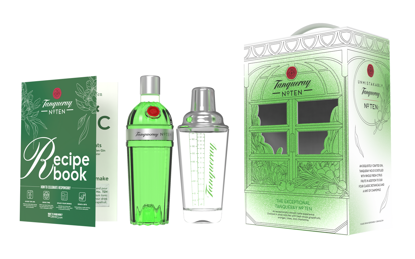 TANQUERAY NO TEN SHAKER PACK 75CL