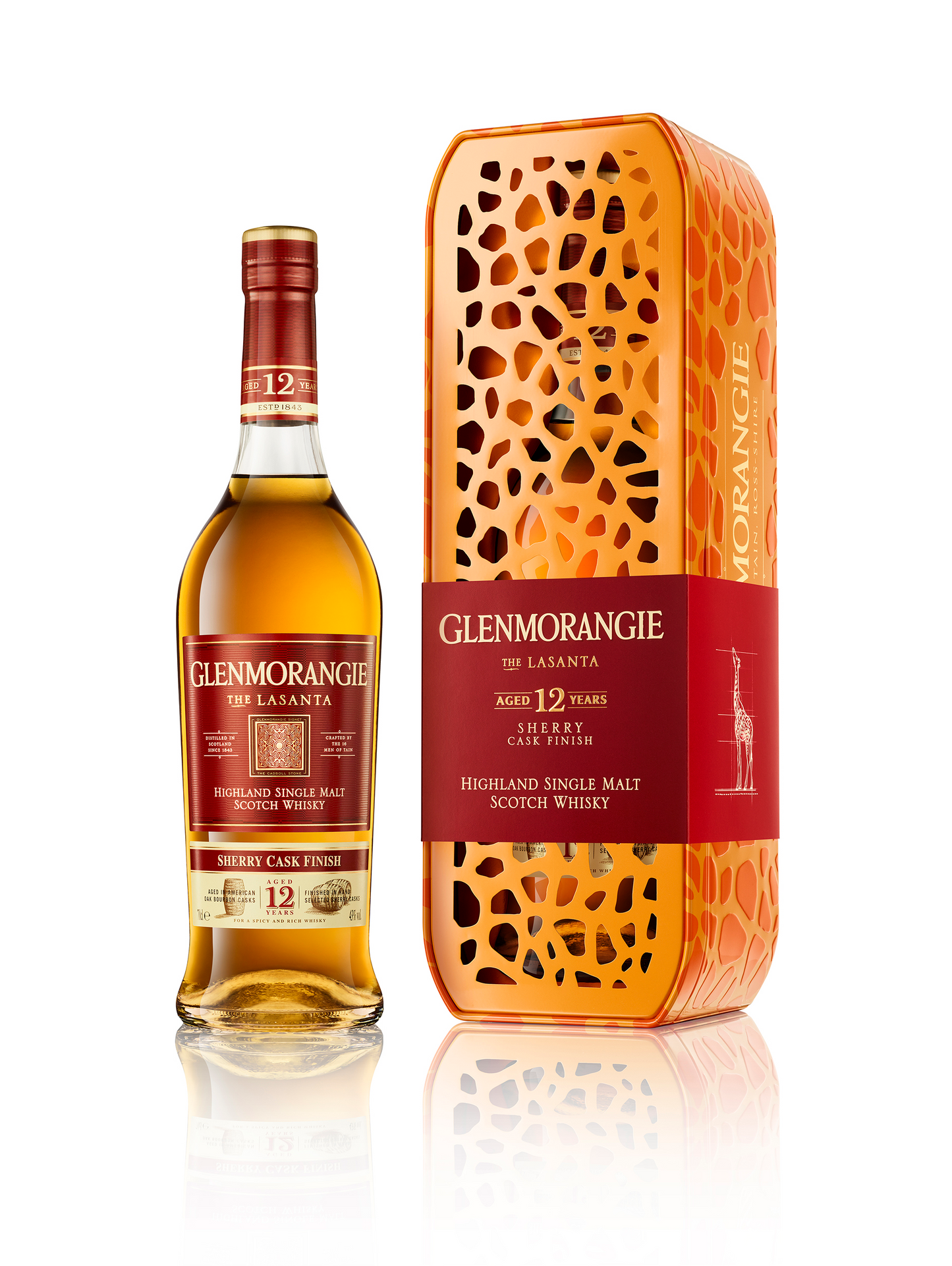 GLENMORANGIE LASANTA GIRAFFEE BOX 70CL