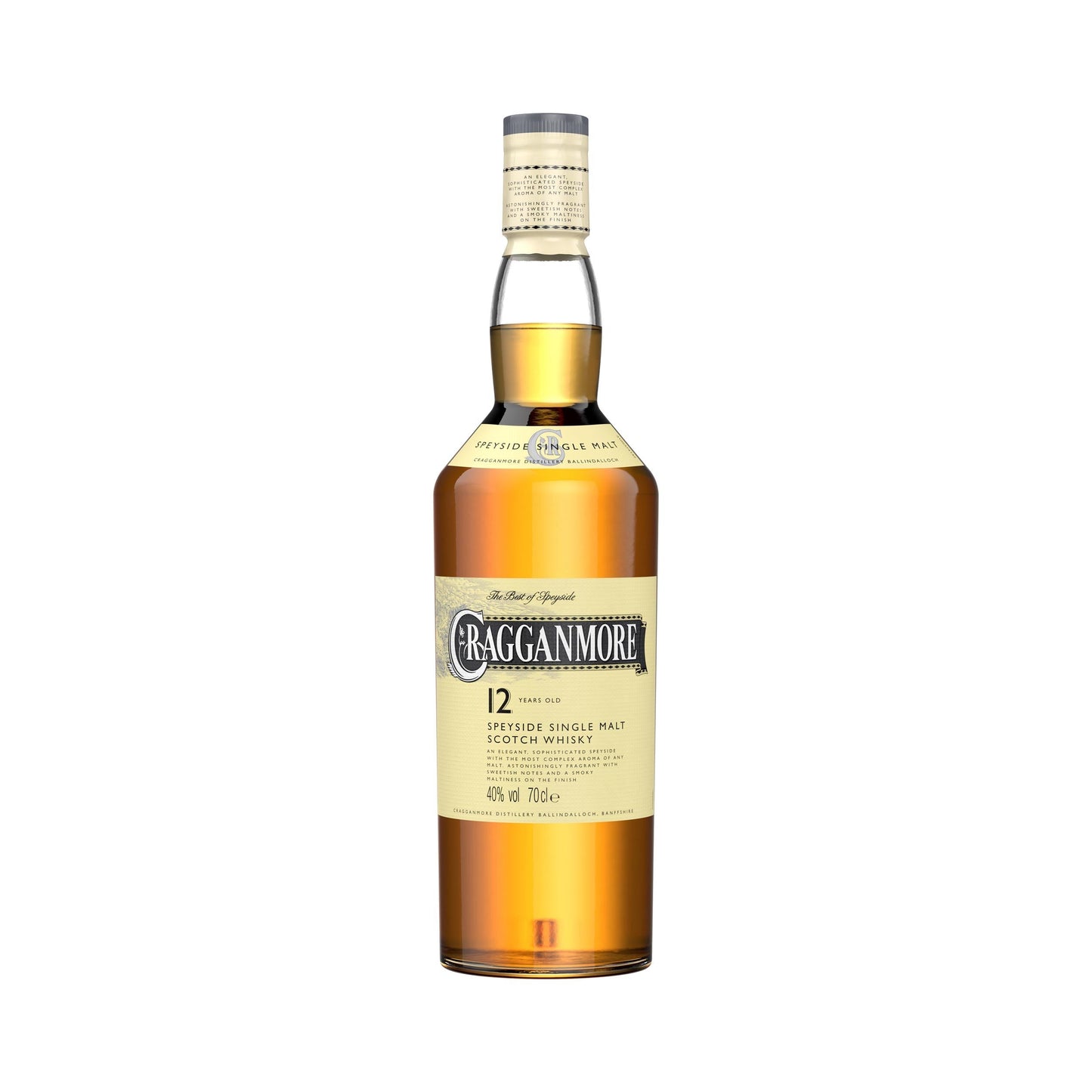 CRAGGANMORE NAKED 12Y 70CL