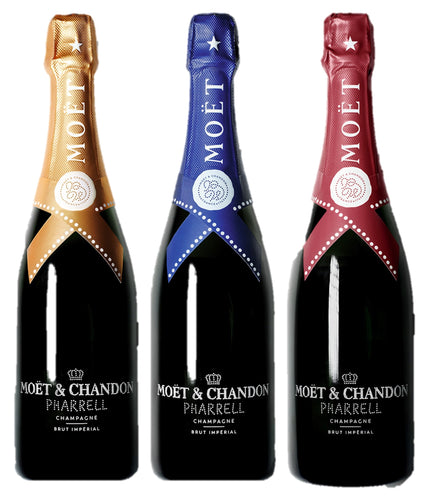 MOET & CHANDON BRUT IMPERIAL X PHARELL WILLIAM NAKED 75CL (STAFF)