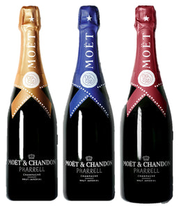 MOET & CHANDON BRUT IMPERIAL X PHARELL WILLIAM NAKED 75CL (STAFF)