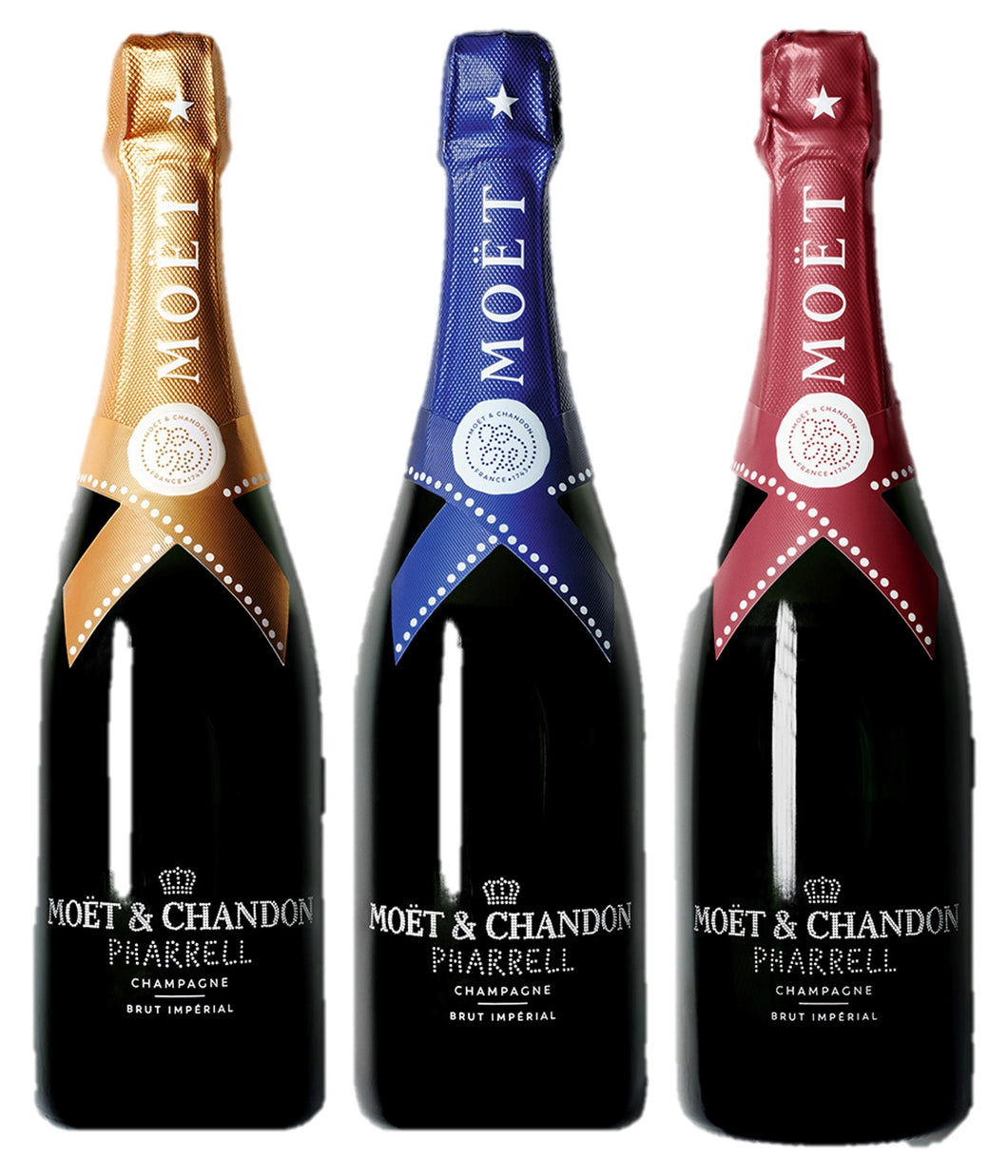 MOET & CHANDON BRUT IMPERIAL X PHARELL WILLIAM NAKED 75CL (STAFF)