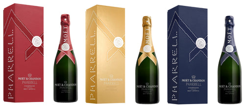MOET & CHANDON BRUT IMPERIAL X PHARELL WILLIAM BOX 75CL (STAFF)