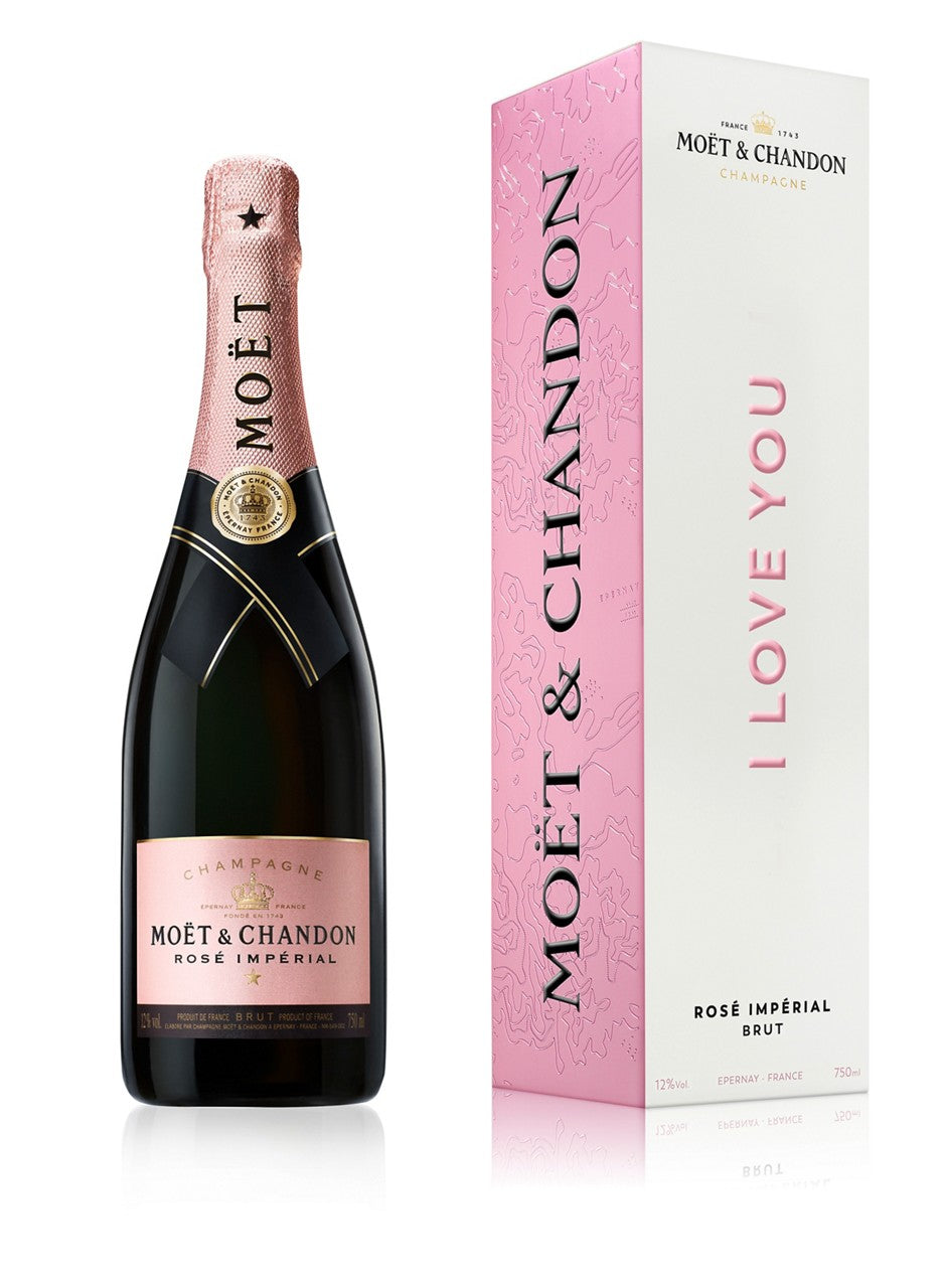 MOET & CHANDON ROSE IMPERIAL I LOVE YOU 75CL (PUBLIC)