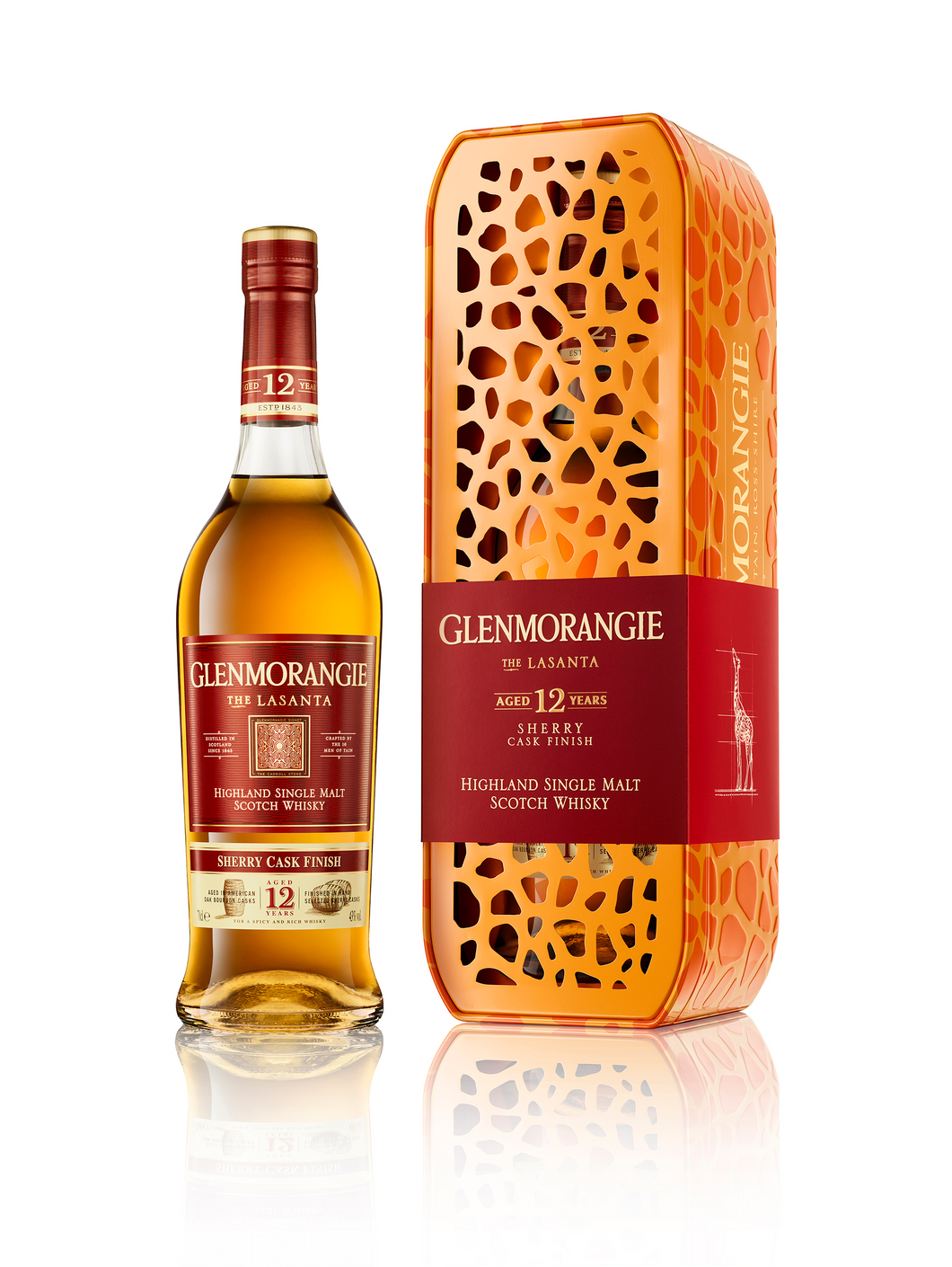 GLENMORANGIE LASANTA GIRAFFEE BOX 70CL (PUBLIC)